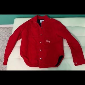 🍒 Cherry LA Quilted Corduroy Shirt Jacket Red